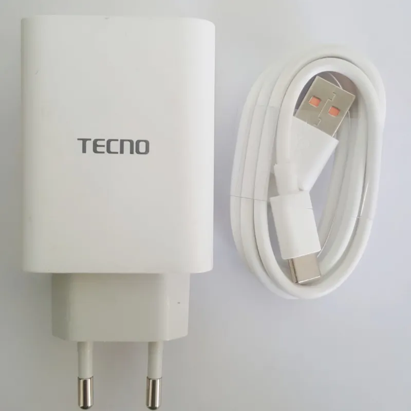 Tecno 33W Fast Charger with Genuine Type-C
